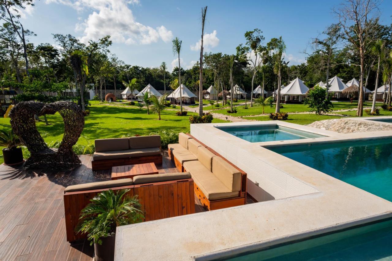 Xakluum Eco Glampings Hotel Puerto Morelos Exterior photo
